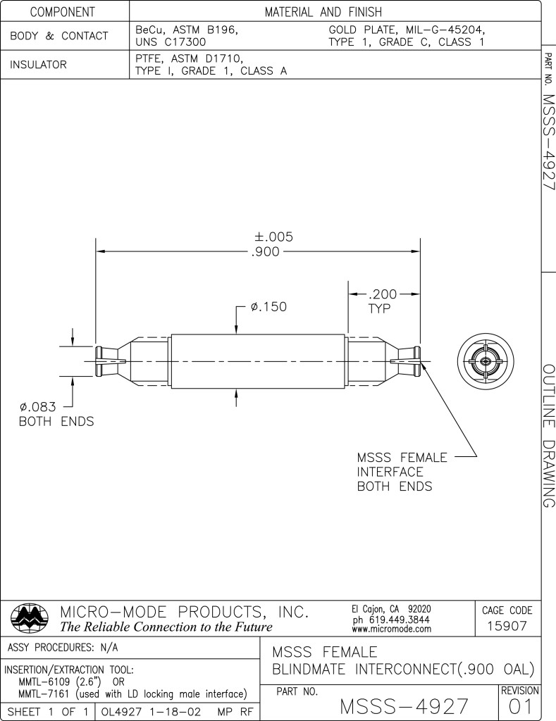 OL4927-MSSS-BULLET-.900 OAL-REV01