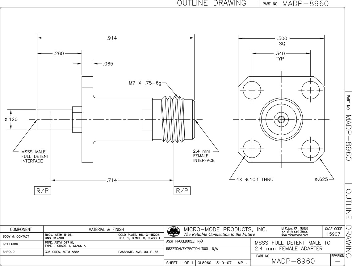 OL8960-MADP-MSSS FD-MM24 F-4 HOLE FLG-REV-