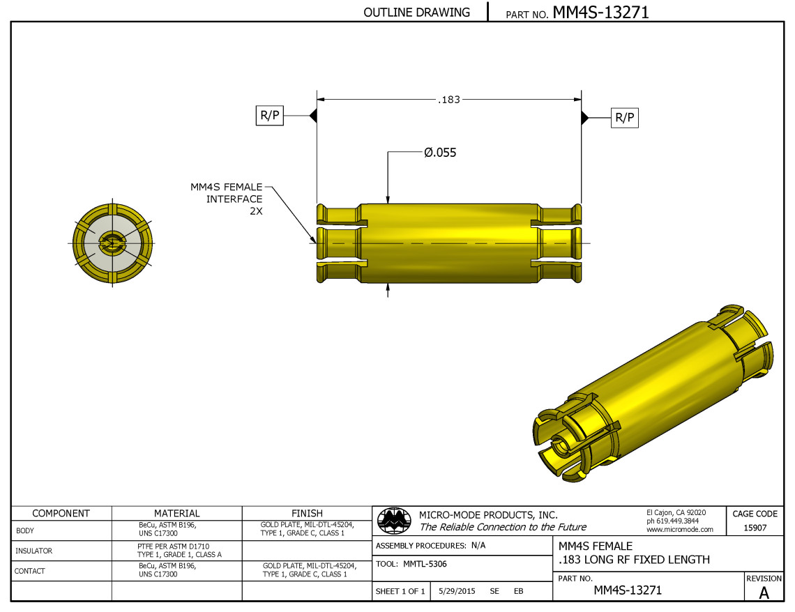 OL13271-MM4S-F-183 LENGTH-REVA