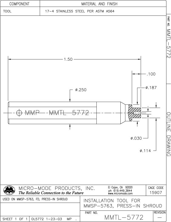 OL5772-MMTL-INSTALLATION TOOL-MMSP-5763-REV-