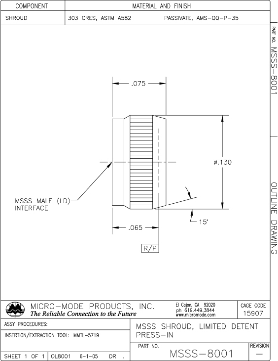 OL8001-MSSS-LD-PRESS-IN SHROUD-REV-