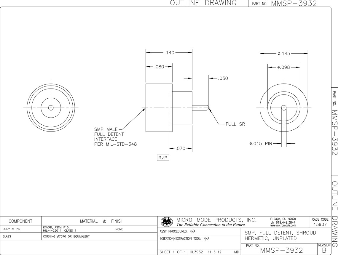 OL3932-MMSP-FD-SHROUD-UNPLATED-HERMETIC-REVB